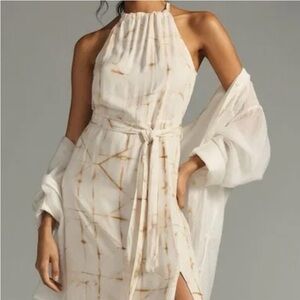 Anthropologie ~ Cloth & Stone ~ Tie Dye Halter Dress ~ Size Small
